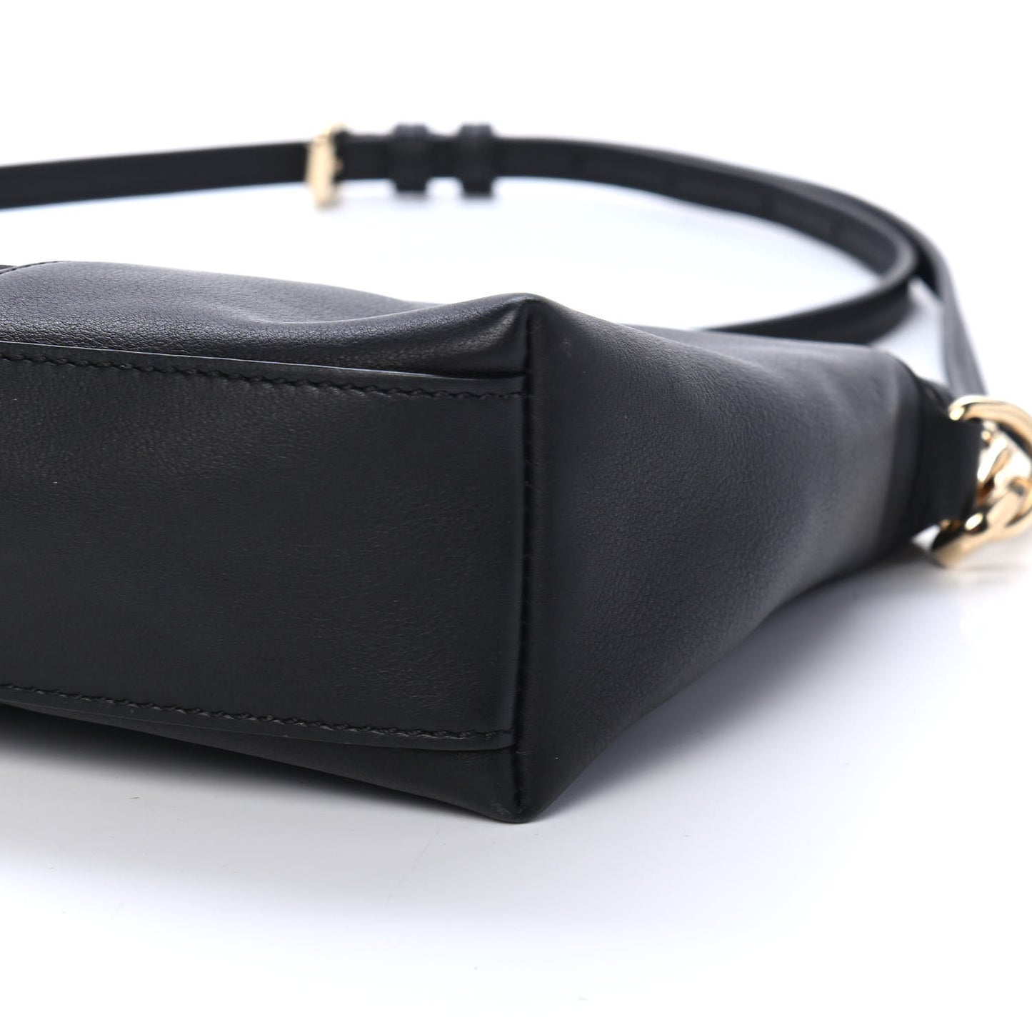 Nylon Calfskin Camouflage Check Small Chichester Crossbody Clutch Bag Honey Black