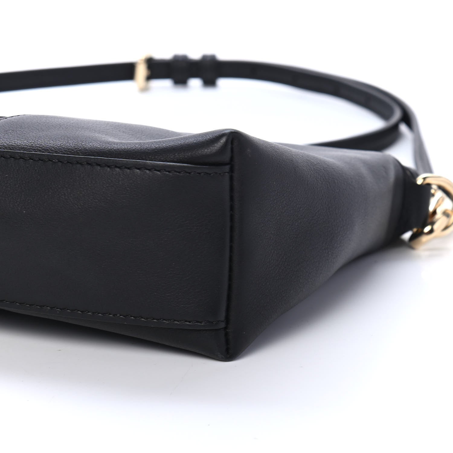 Burberry Nylon Calfskin Camouflage Check Small Chichester Crossbody Clutch Bag Honey Black 8 of 8