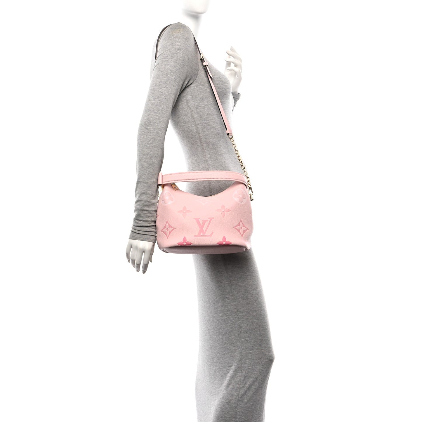 Empreinte Monogram Giant By The Pool Marshmallow Hobo PM Bouton De Rose