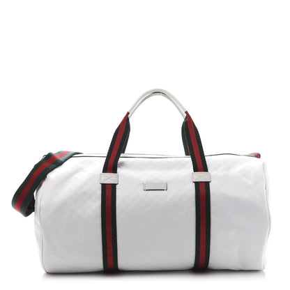 Gucci Nylon Microguccissima Gym Bag White 1 of 12