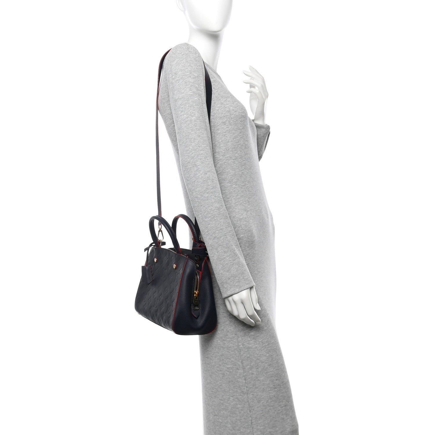 Louis Vuitton Empreinte Montaigne BB Marine Rouge 2 of 11