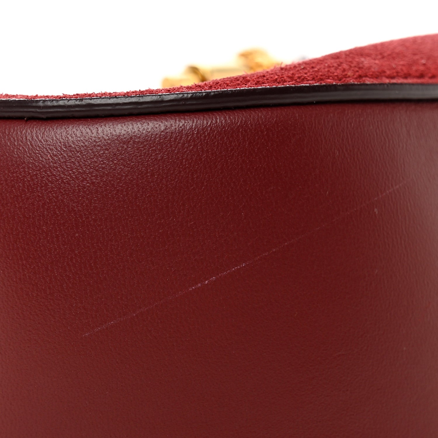 Chloe Smooth Calfskin Mini Drew Shoulder Bag  Wine Purple 11 of 11