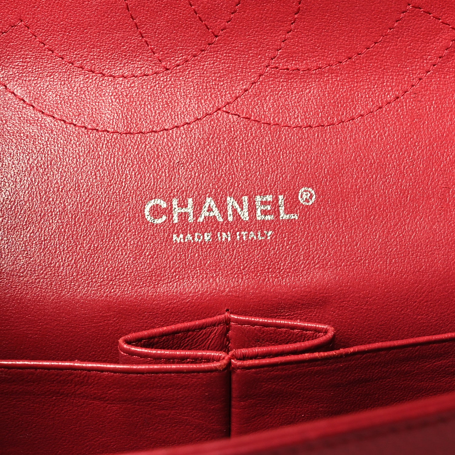 Chanel Caviar Quilted Jumbo Double Flap Red 6 of 17