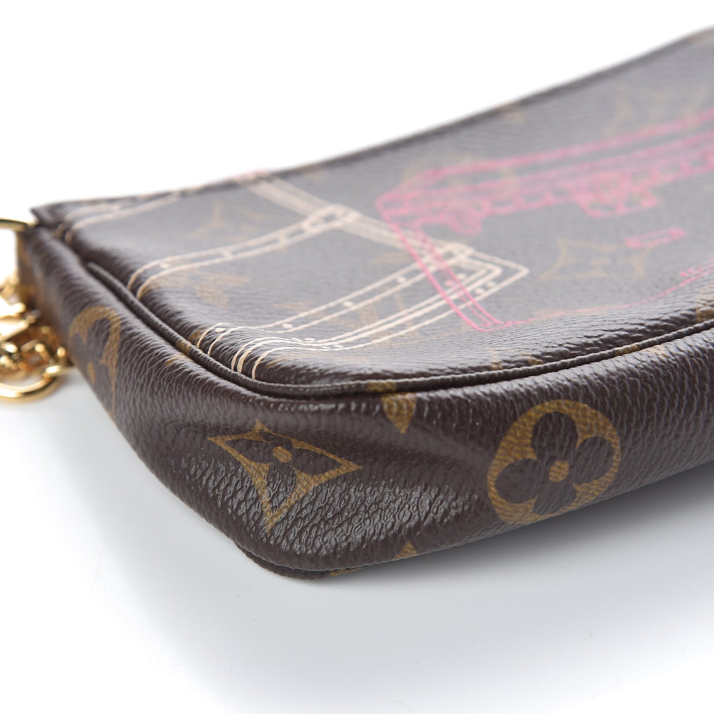 Monogram 2014 Christmas Animation Mini Pochette Accessories