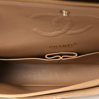 Chanel Lambskin Quilted Medium Double Flap Beige 4 of 7