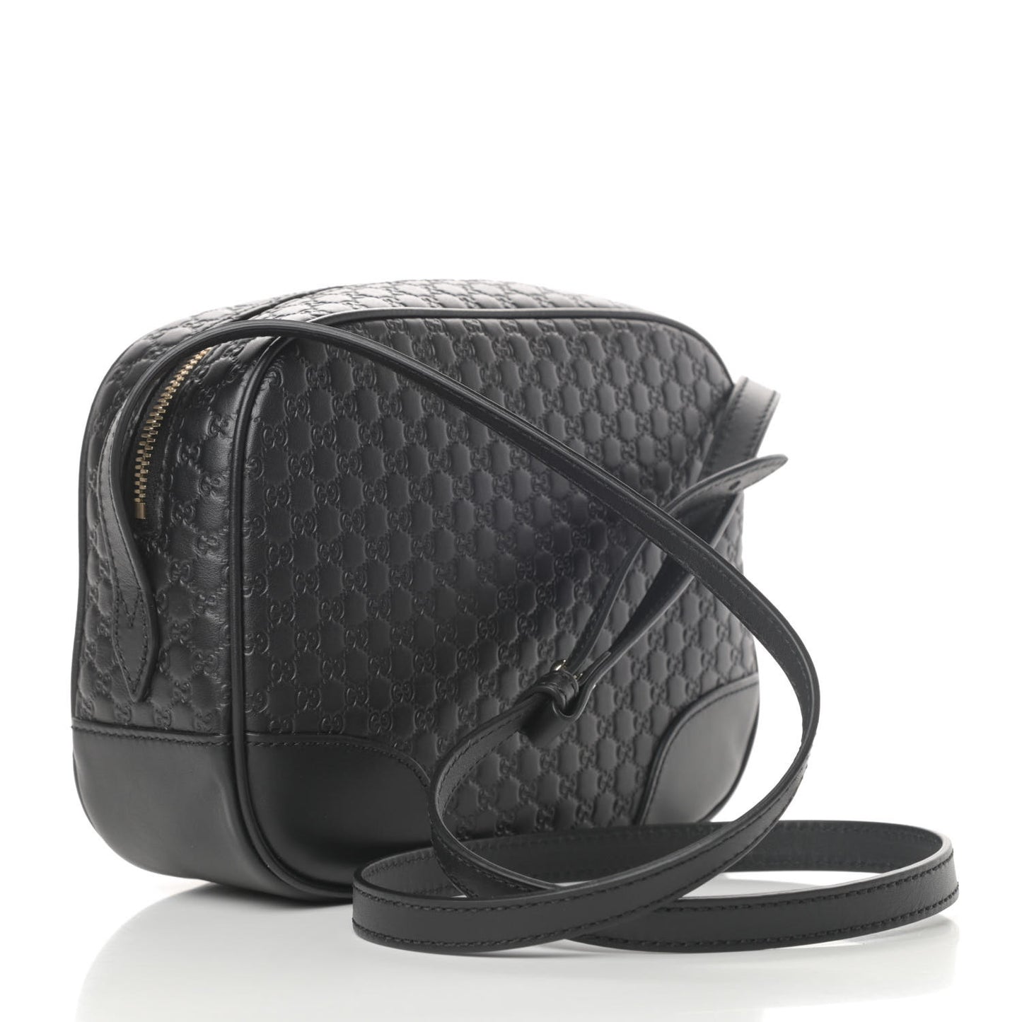 Microguccissima Mini Bree Messenger Bag Black