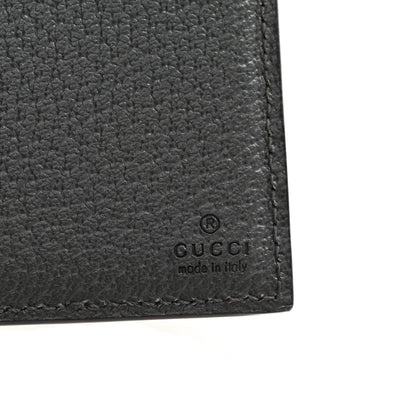 Gucci GG Supreme Monogram Textured Dollar Calfskin Ophidia Card Case Grey Black Graphite Grey 6 of 9