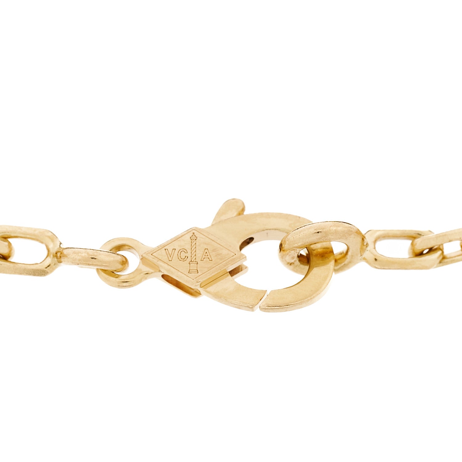 Van Cleef & Arpels 18K Yellow Gold Carnelian 5 Motifs Vintage Alhambra Bracelet 3 of 6