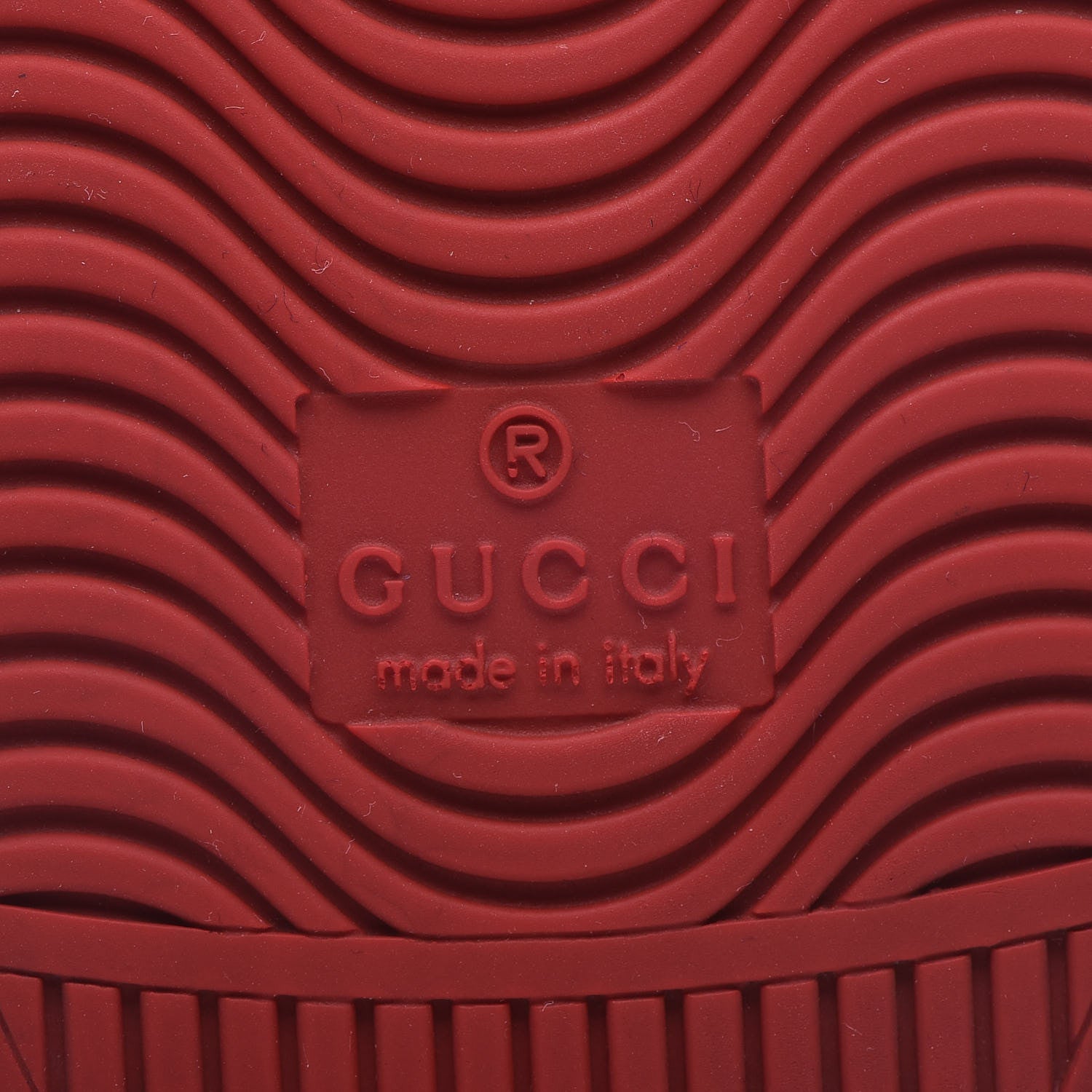 Gucci GG Supreme Monogram Mens New Ace Low-Top Sneaker 8.5 Beige Red 6 of 9
