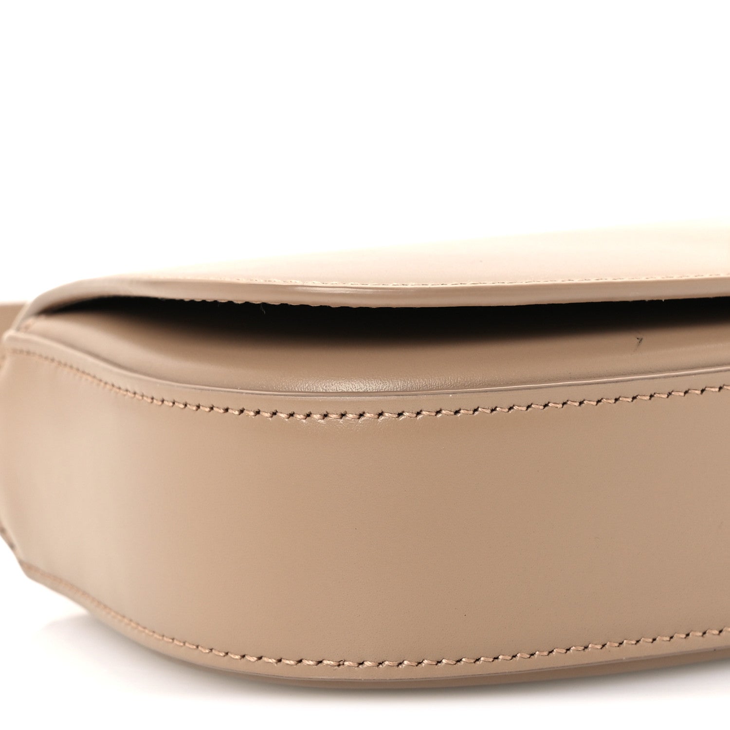 Saint Laurent Box Calfskin Mini Voltaire Shoulder Bag Dark Cork 10 of 12