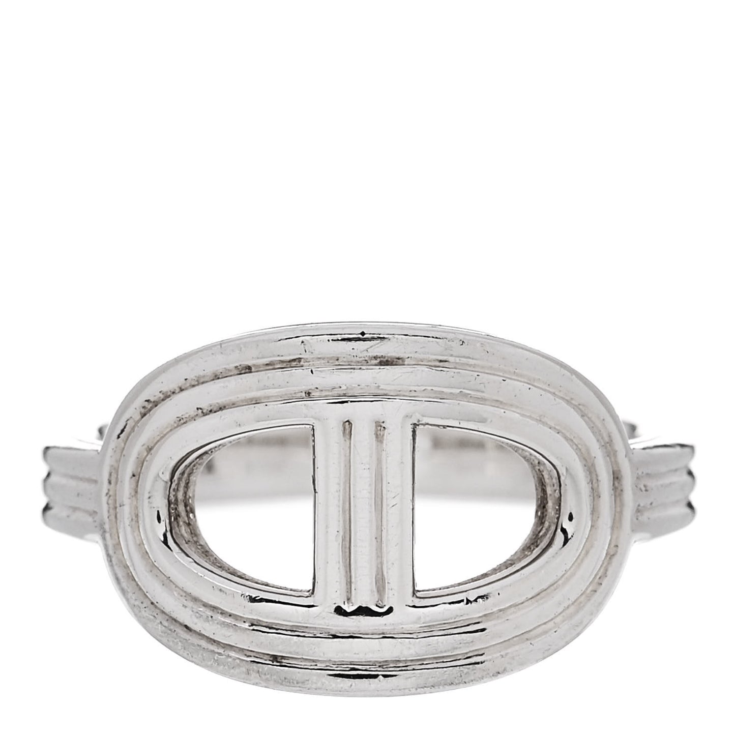 Sterling Silver Horizontal PM Chaine d'Ancre 24 Ring 48 4.5