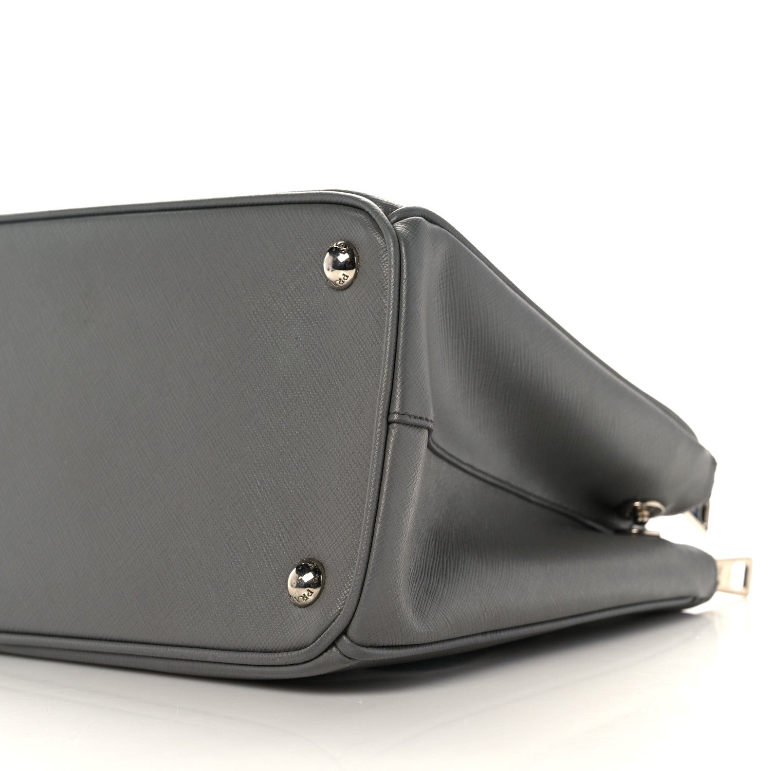 Prada Saffiano Small Galleria Double Zip Tote Marmo 8 of 9