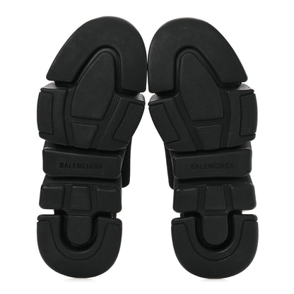 Balenciaga Technical 3D Recycled Knit Womens Speed 2.0 Slide Sandals 39 Black 7 of 11