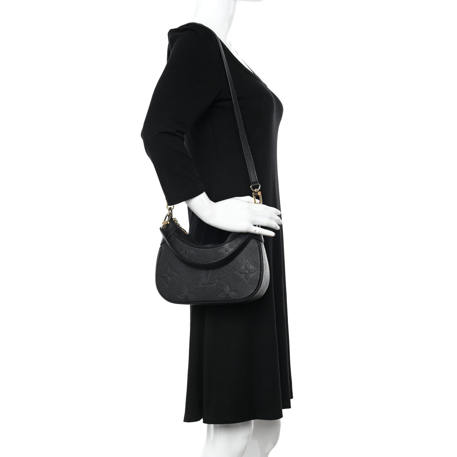 Louis Vuitton Empreinte Monogram Giant Bagatelle NM Black 2 of 11
