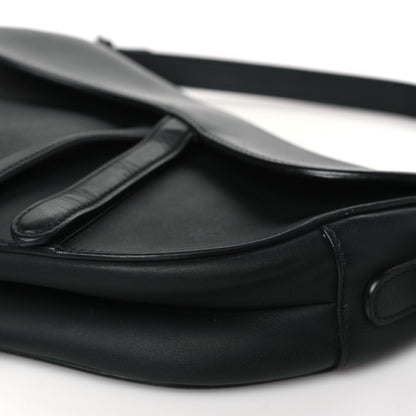 Christian Dior Ultra Matte Calfskin Saddle Bag Black 10 of 12