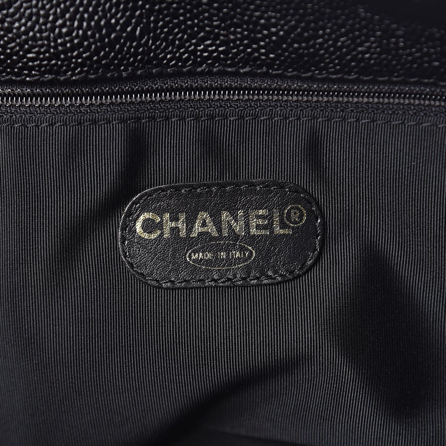 Chanel Caviar Large CC Shoulder Bag Black 6 of 15