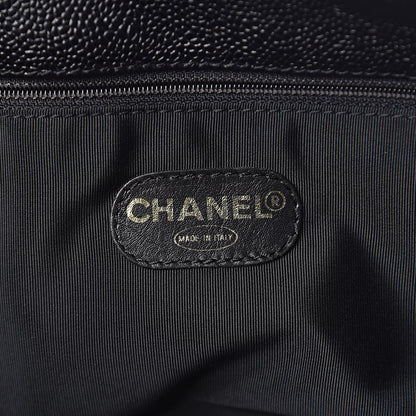 Chanel Caviar Large CC Shoulder Bag Black 6 of 15