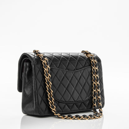 Chanel Lambskin Quilted Medium Double Flap Black 3 of 9