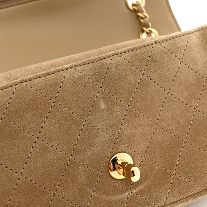 Chanel Suede Calfskin Mini Souplissimo Flap Dark Beige 11 of 12