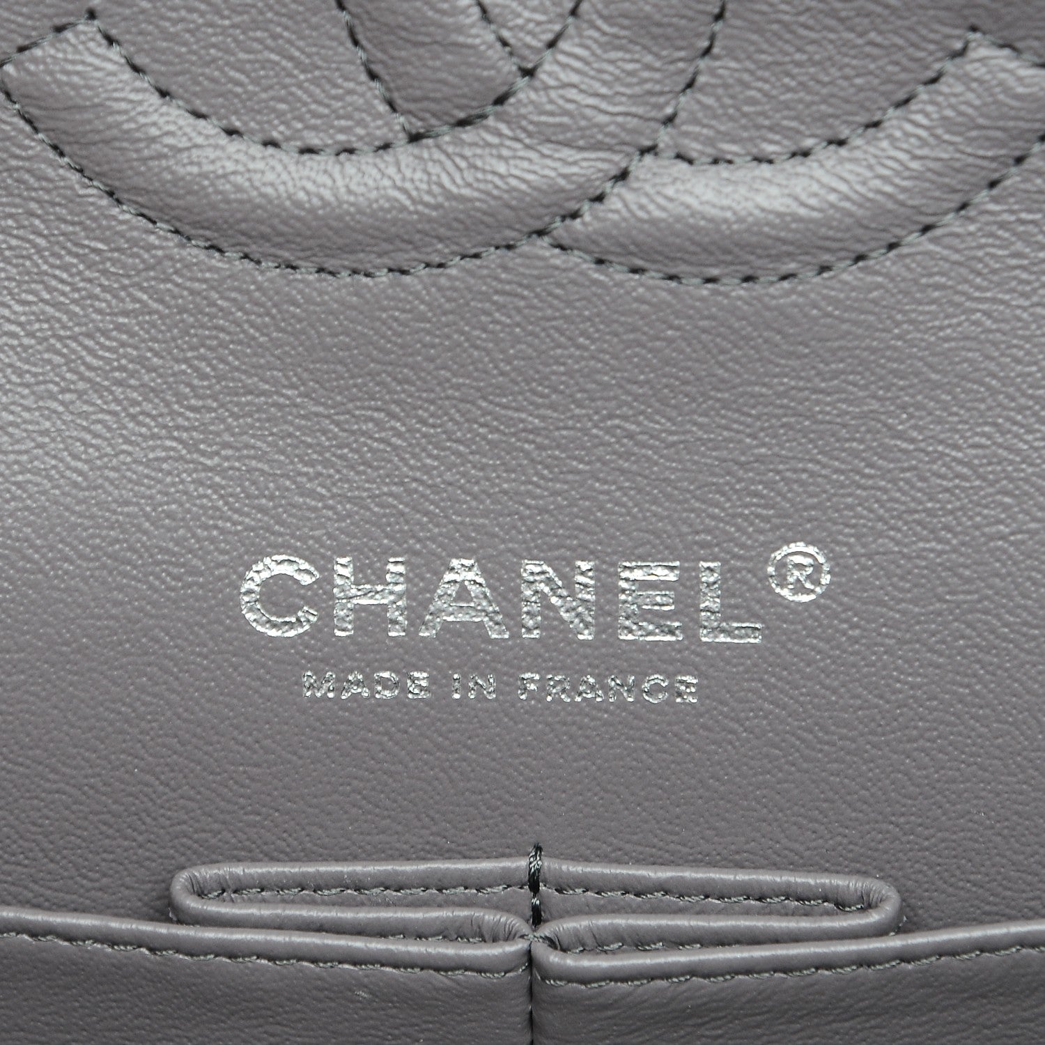 Chanel Iridescent Goatskin Quilted Medium Double Flap Purple 7 of 9