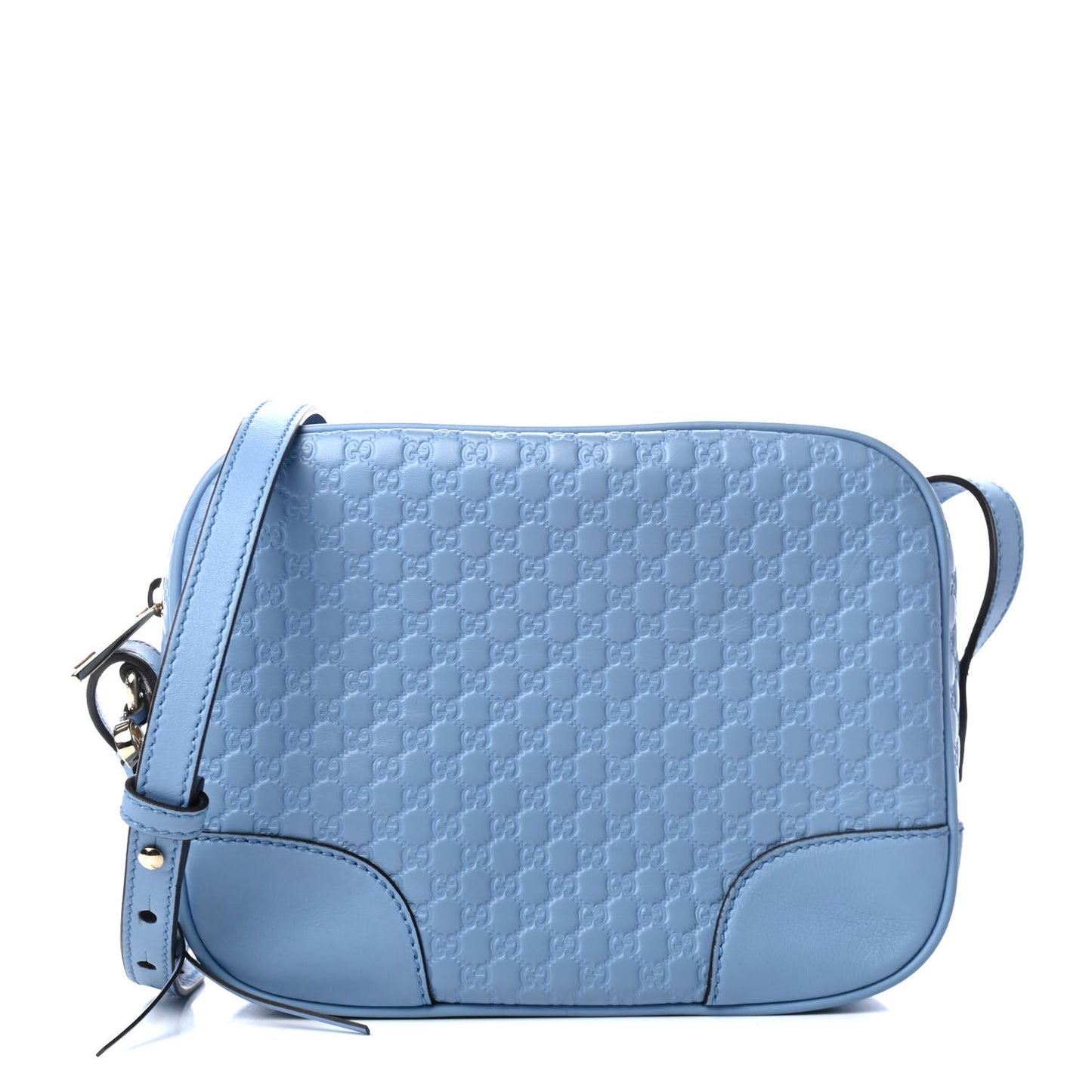 Microguccissima Mini Bree Messenger Bag Mineral Blue