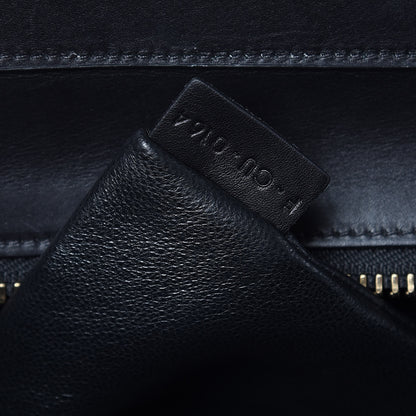 Celine Satin Calfskin Mini Tri-Color Luggage Dark Grey 7 of 11