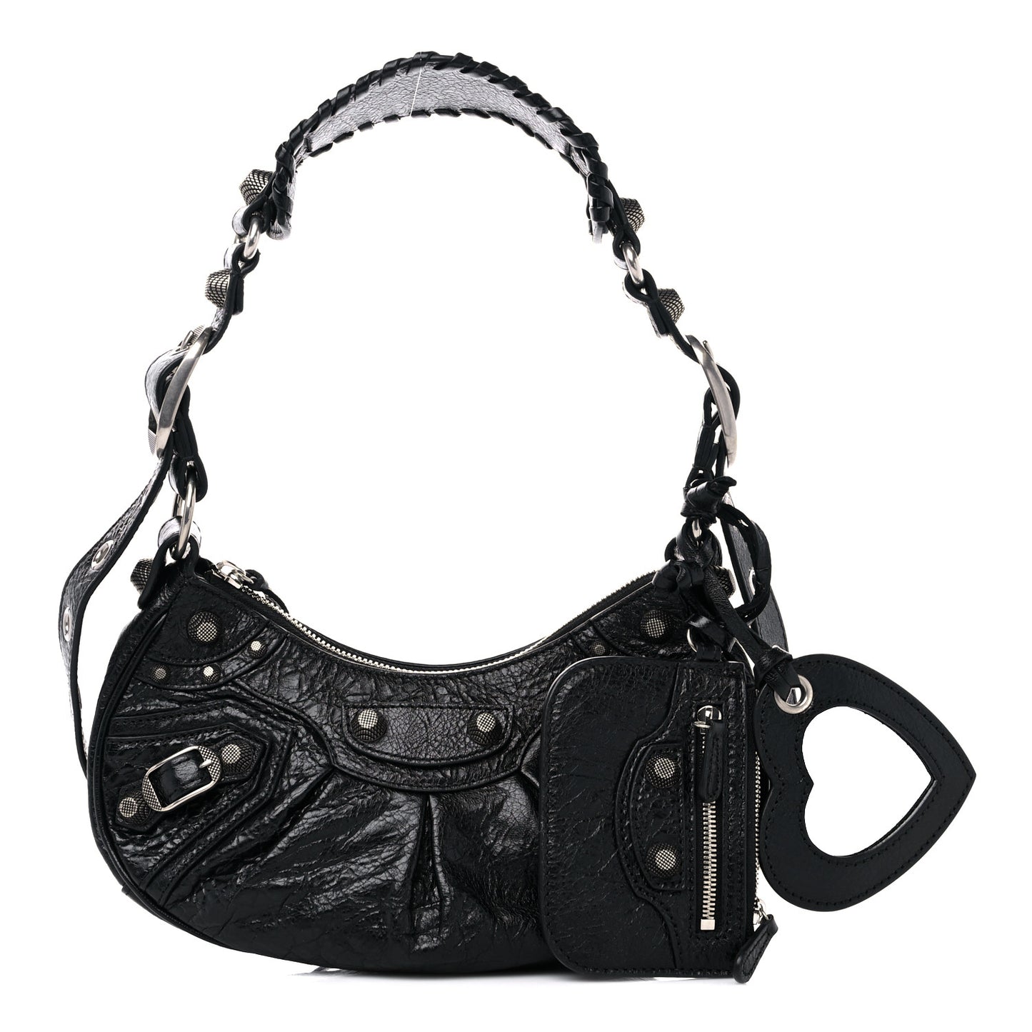 Agneau Arena Le Cagole Shoulder Bag XS Black