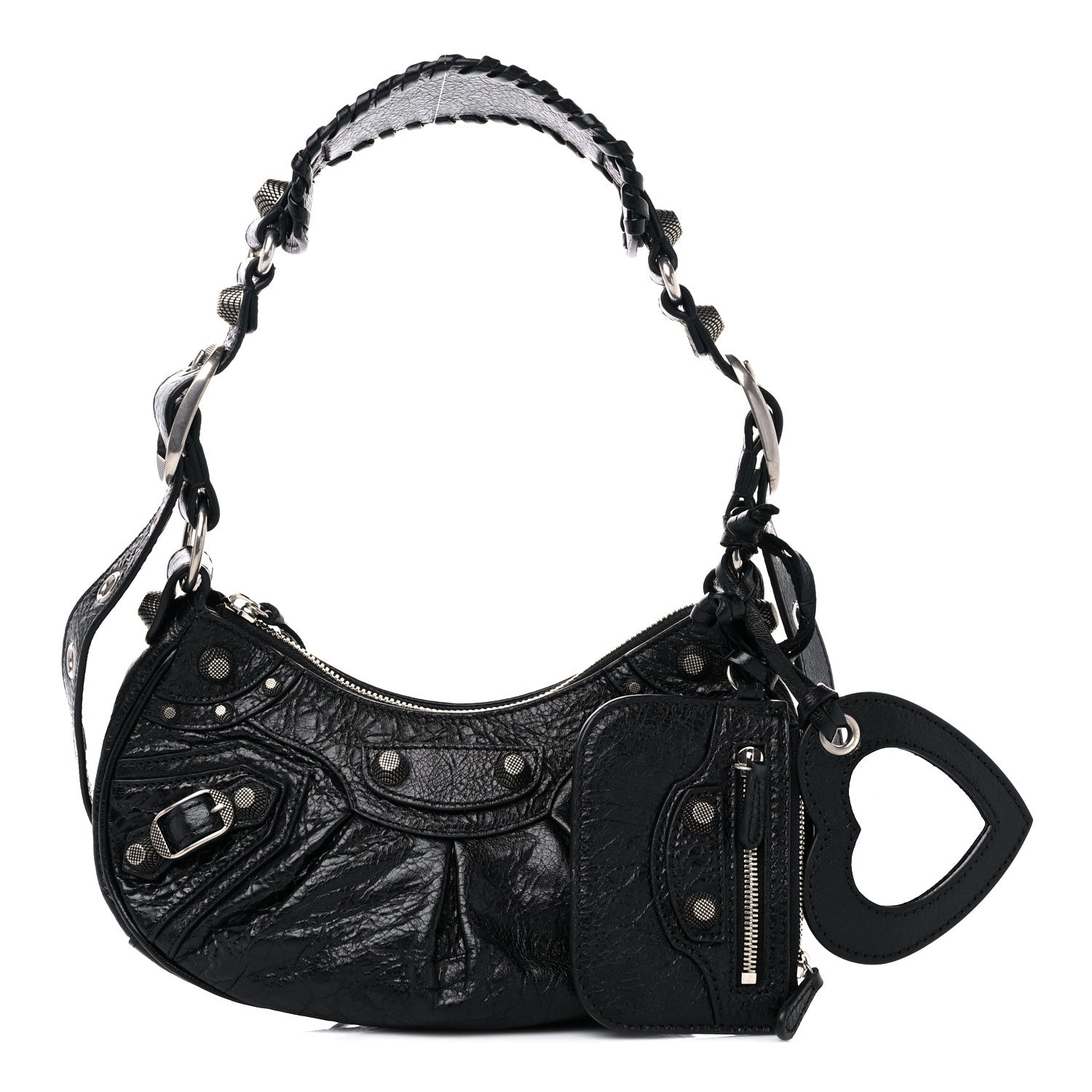 Balenciaga Agneau Arena Le Cagole Shoulder Bag XS Black 1 of 10