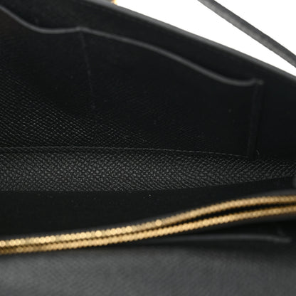 Hermes Epsom Kelly Wallet To Go Black 5 of 11