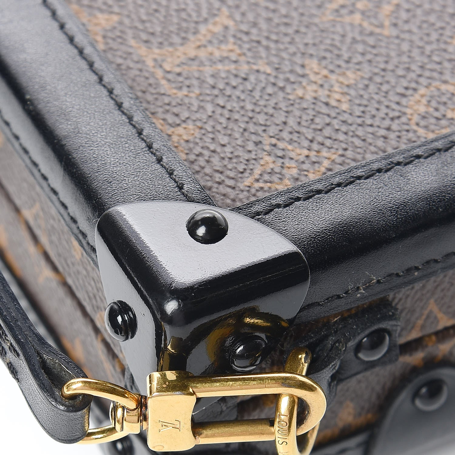Louis Vuitton Monogram Petite Malle Black 16 of 19