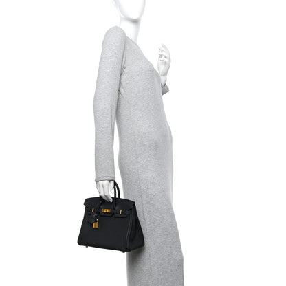 Hermes Togo Birkin 25 Black 2 of 11