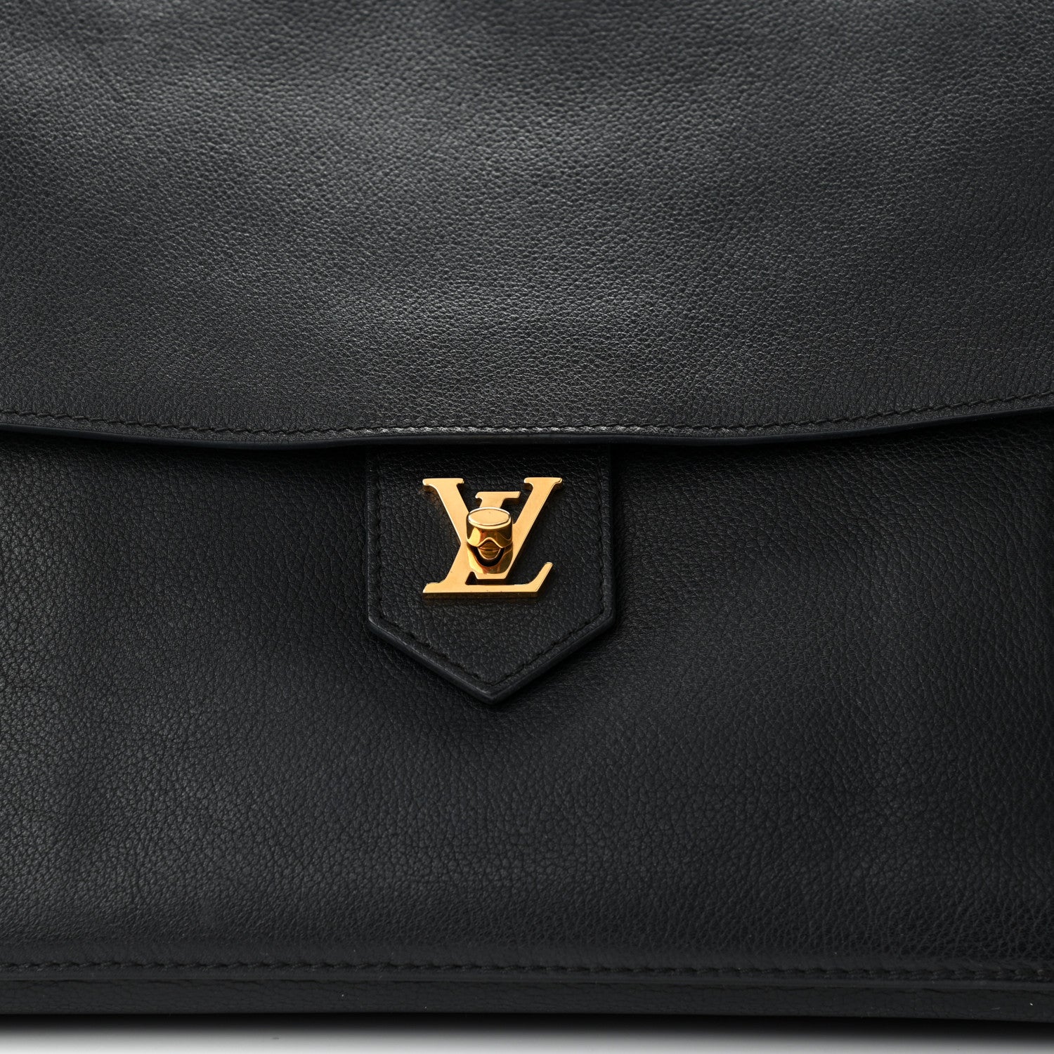 Louis Vuitton Calfskin Lockme PM Black 7 of 10