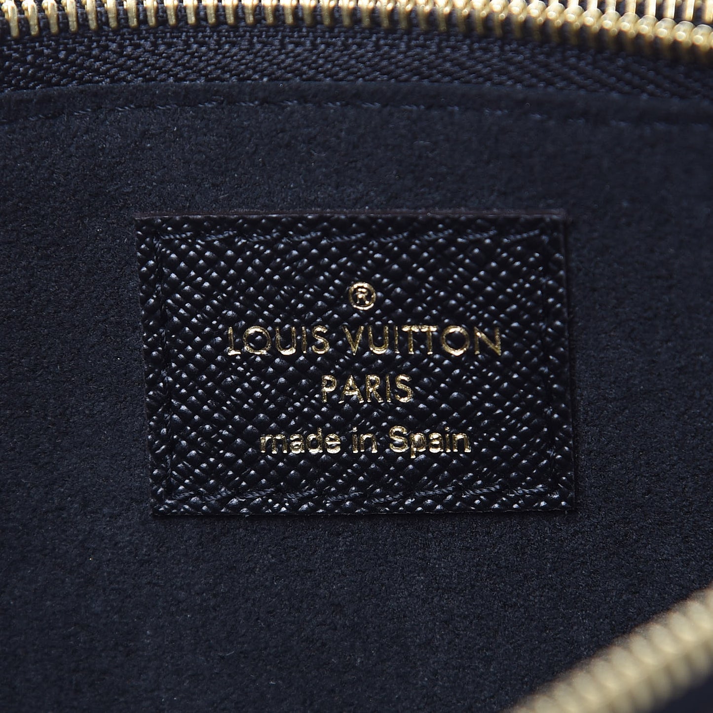 Monogram Giant Jungle Pochette Double Zip Black