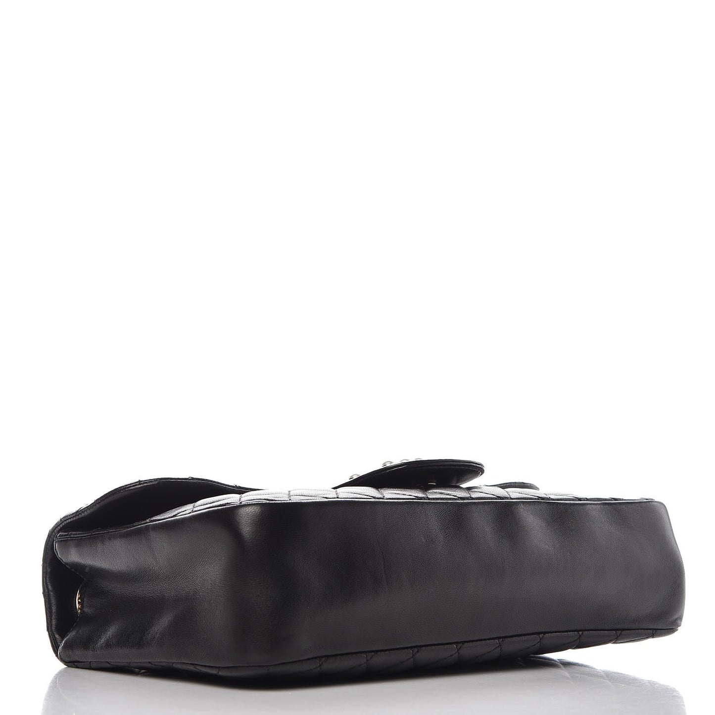 Lambskin Quilted Medium Westminster Pearl Flap Black