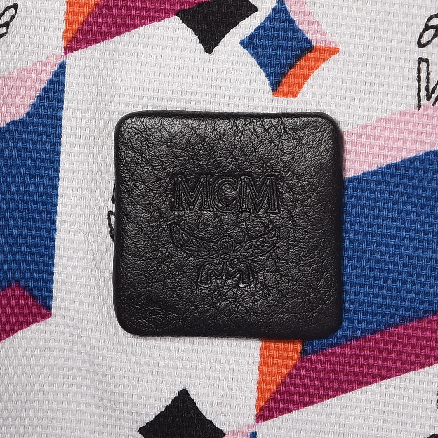 MCM Visetos Medium Project Reversible Shopper Tote White 13 of 16