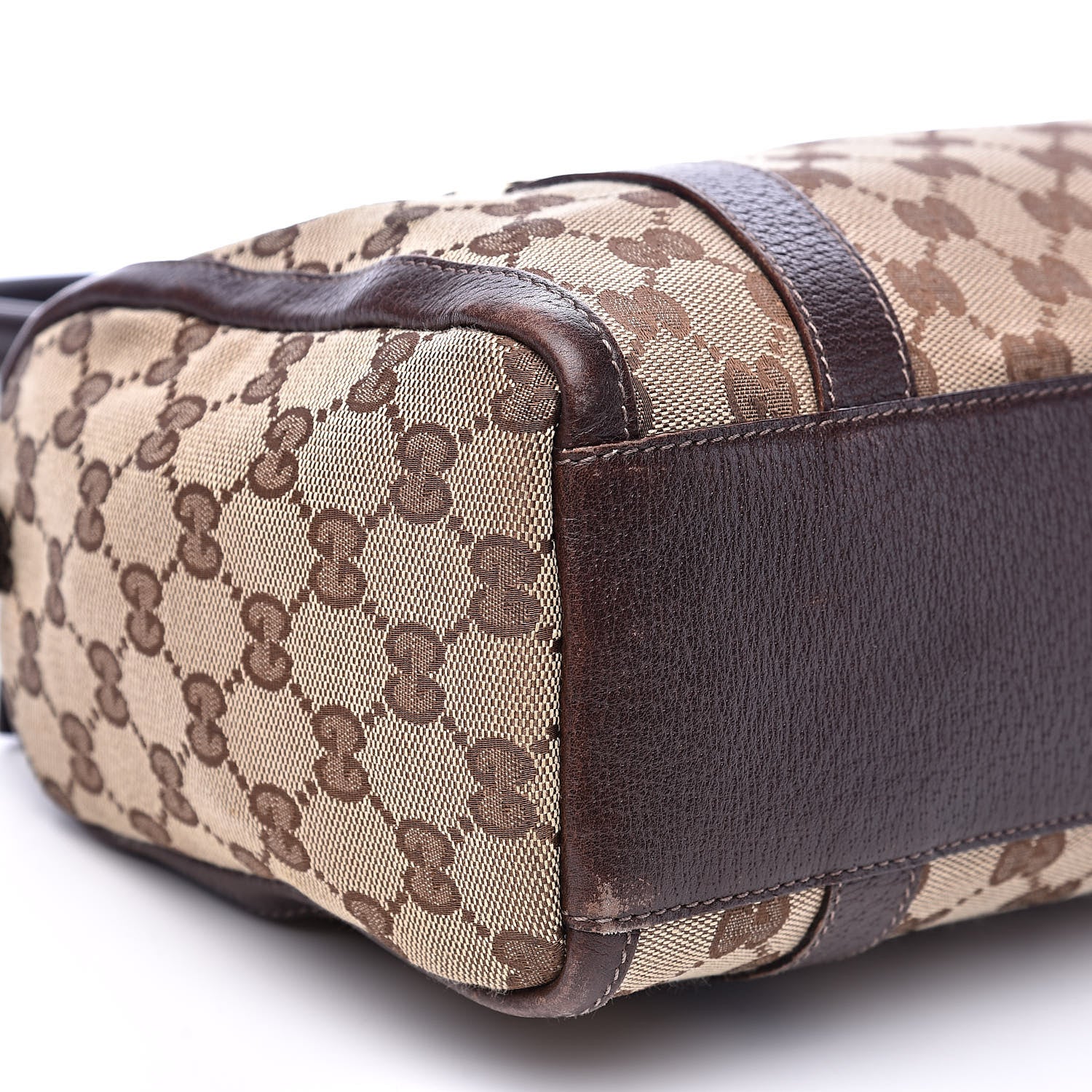 Gucci Monogram Small Abbey Boston Dark Brown 8 of 19