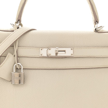 Hermes Togo Matte Alligator Kelly Retourne Touch 28 Beton 8 of 13
