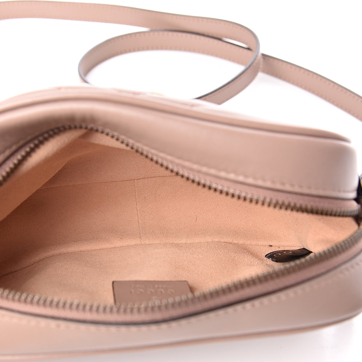 Calfskin Matelasse Mini GG Marmont Chain Shoulder Bag Porcelain Rose