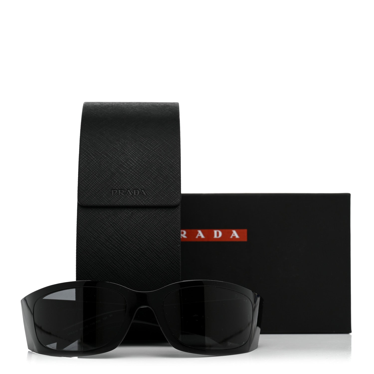 Prada Acetate Symbole Sunglasses SPR A14 Black 8 of 8