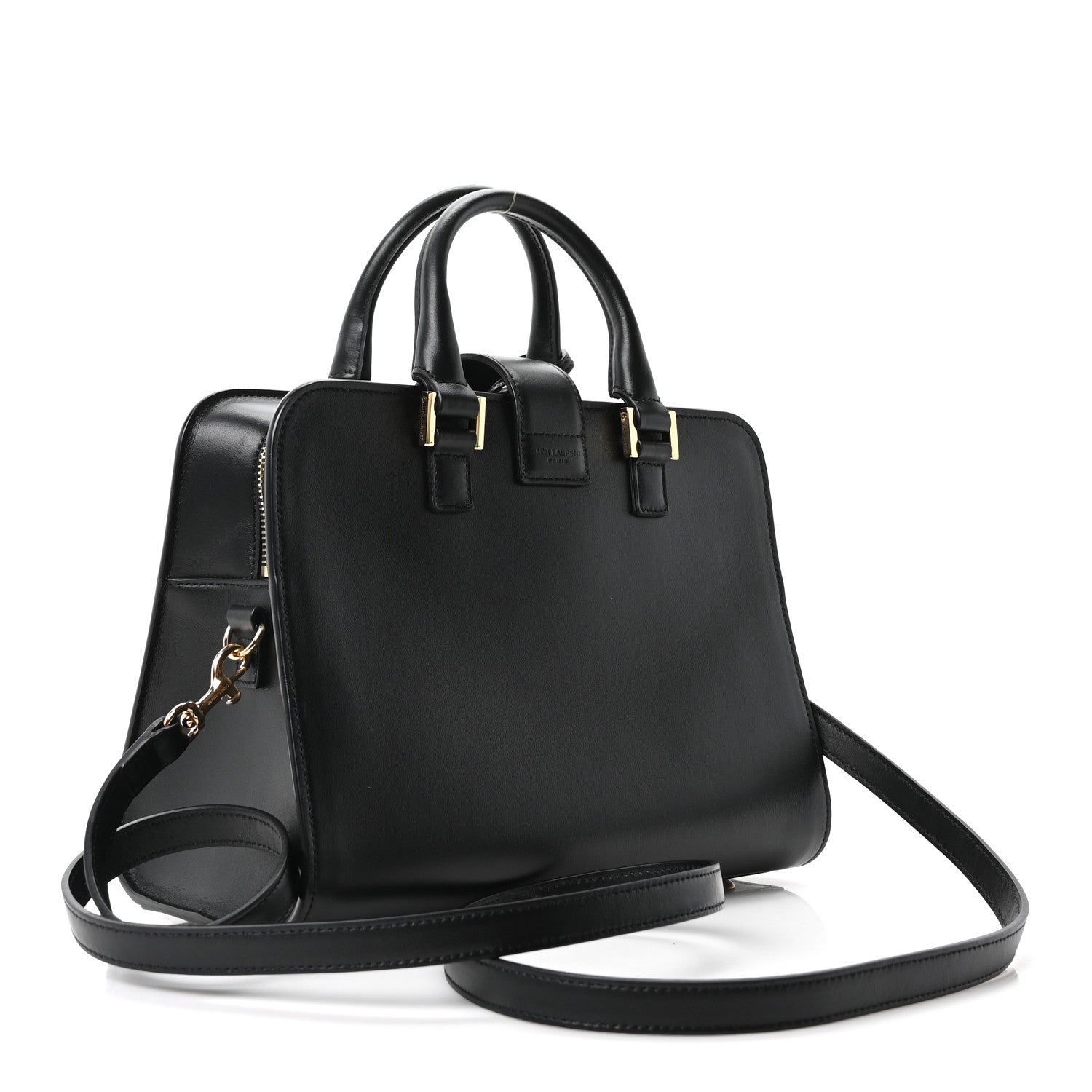Saint Laurent Calfskin Monogram Baby Downtown Cabas Black 3 of 10