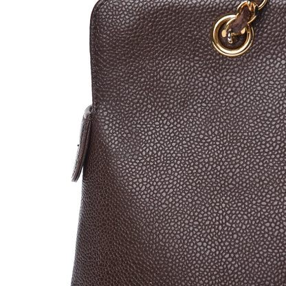 Chanel Caviar Shoulder Bag Brown 12 of 23