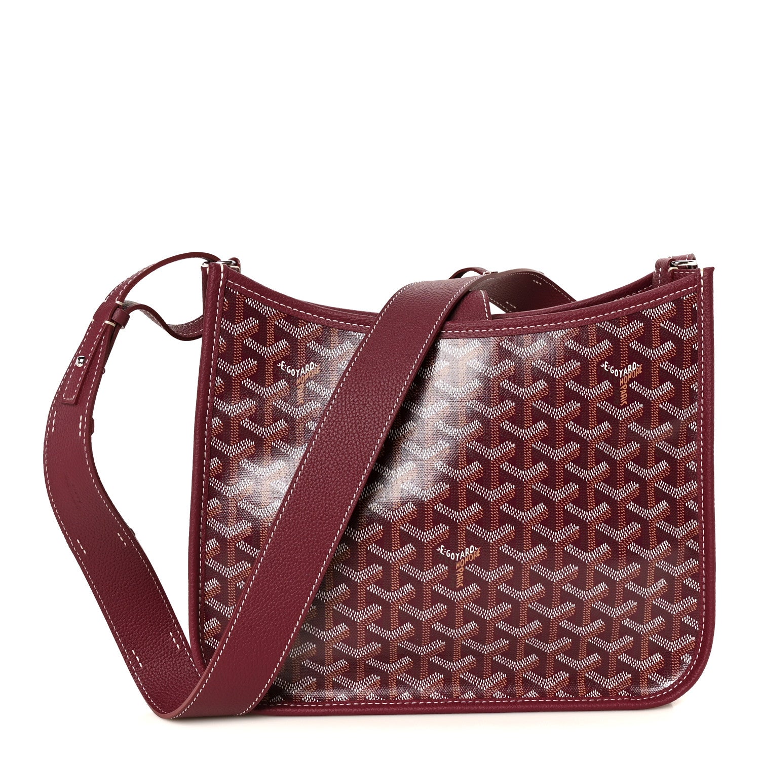 Goyard Goyardine Musette PM Bag Bordeaux 1 of 9