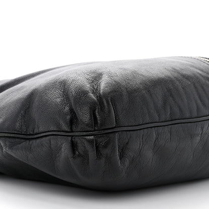 Fendi Sheepskin Zipper Hobo Black 10 of 12