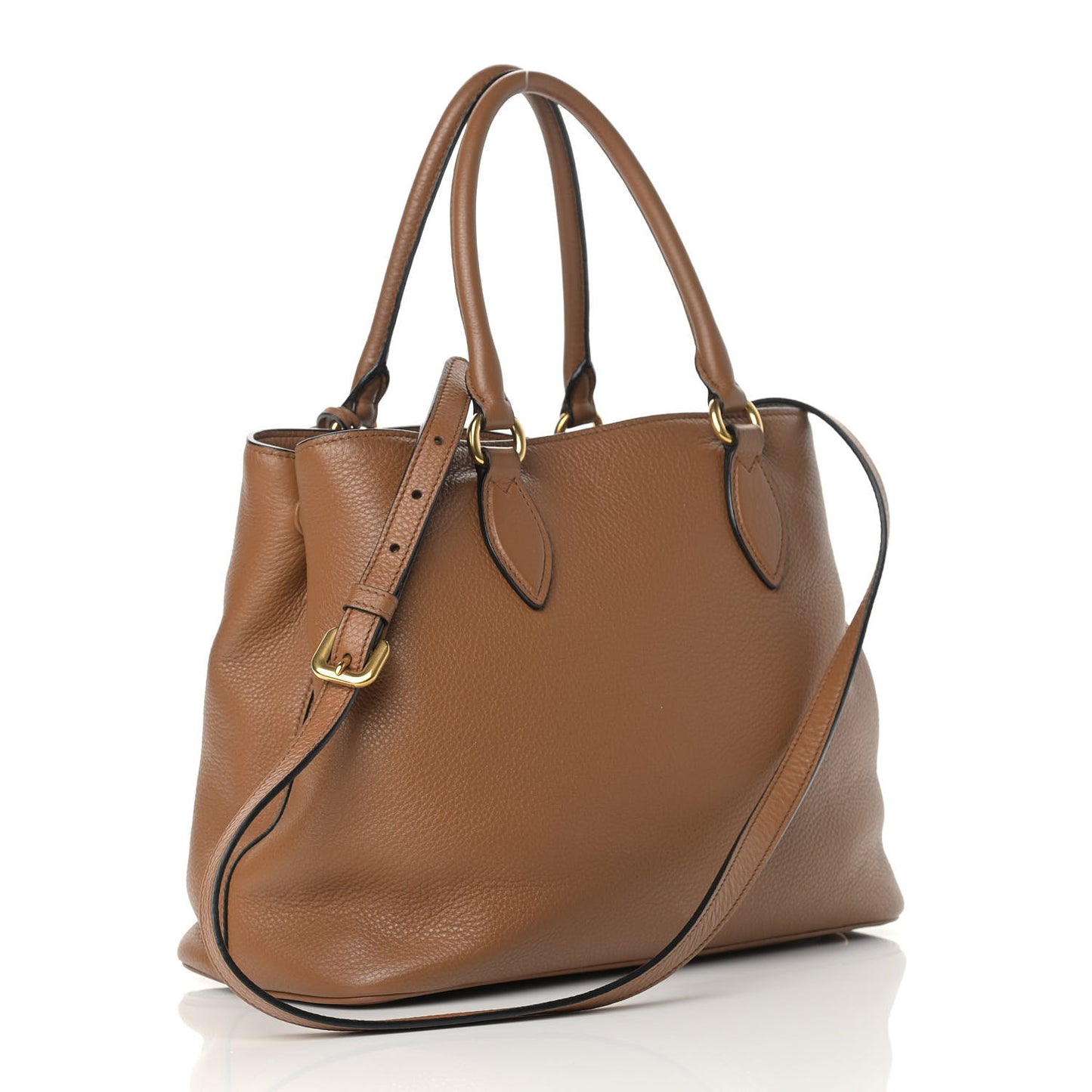 Vitello Phenix Top Handle Bag Cannella
