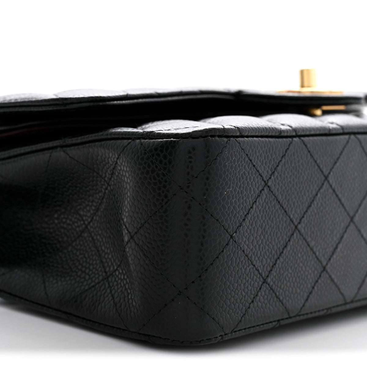 Chanel Caviar Quilted Medium Double Flap Black 9 of 11