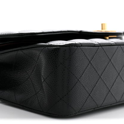 Chanel Caviar Quilted Medium Double Flap Black 9 of 11