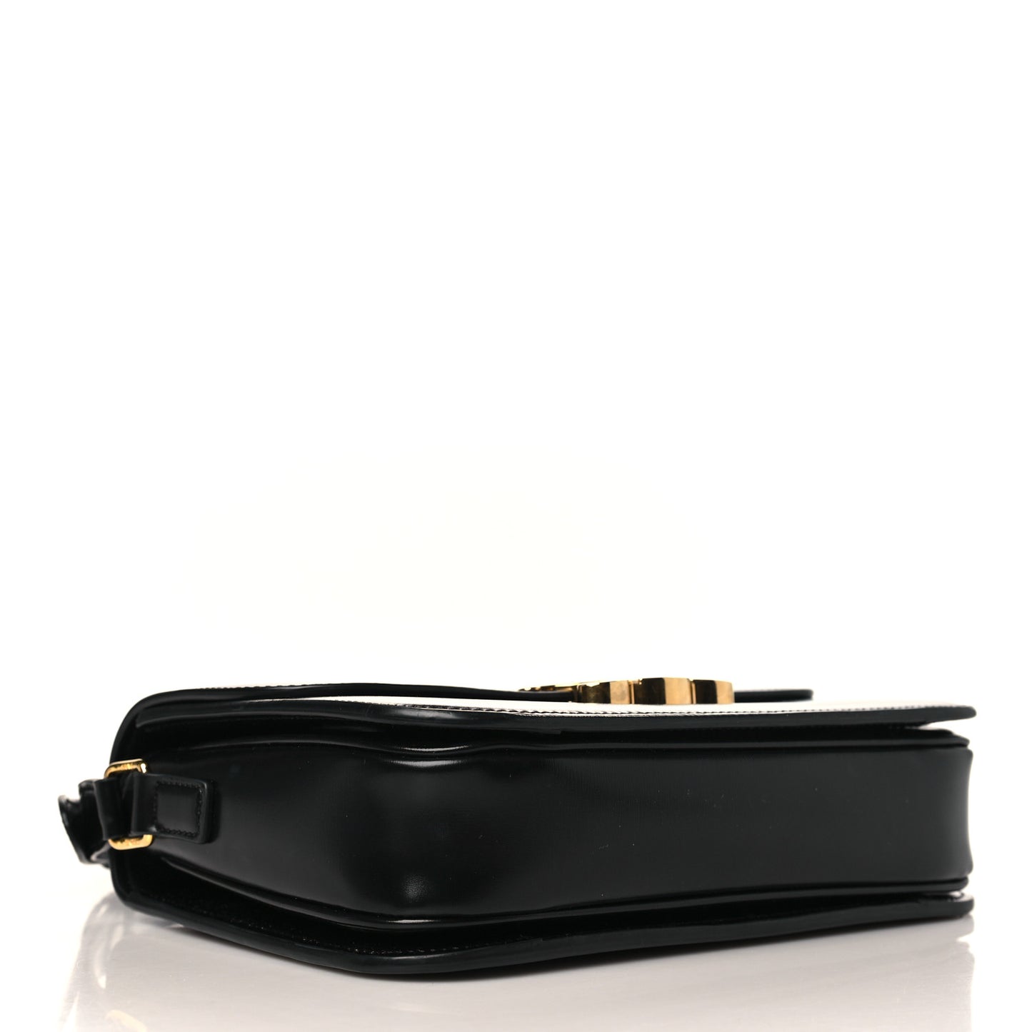 Shiny Calfskin Medium Triomphe Black