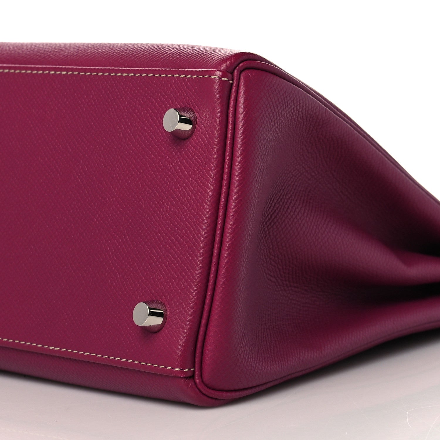 Hermes Epsom Candy Kelly Retourne 28 Tosca Rose Tyrien 9 of 12