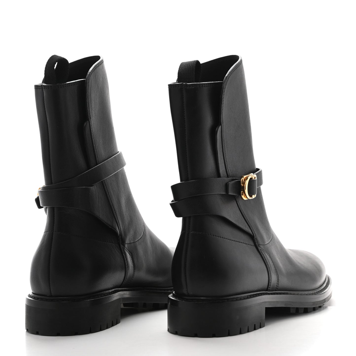 Calfskin Empreinte Ankle Boot 37 Black