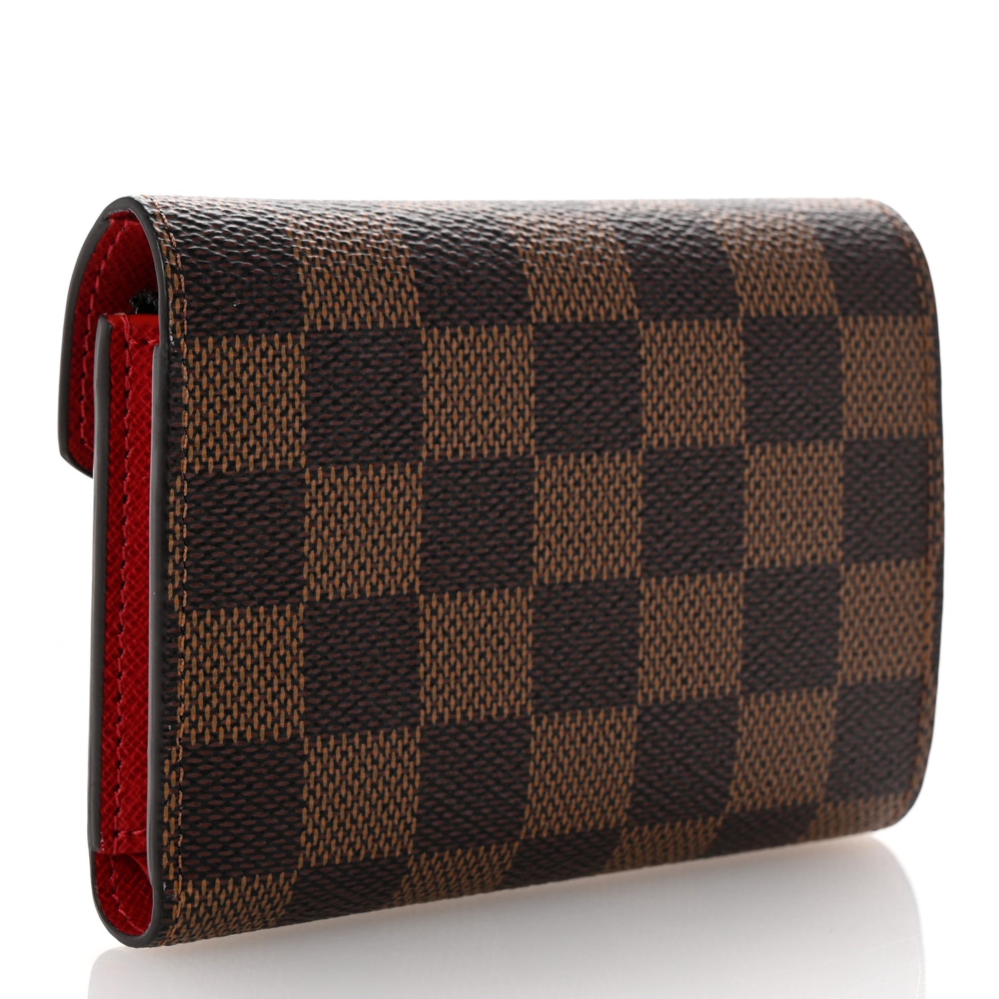 Damier Ebene Victorine Wallet Cherry
